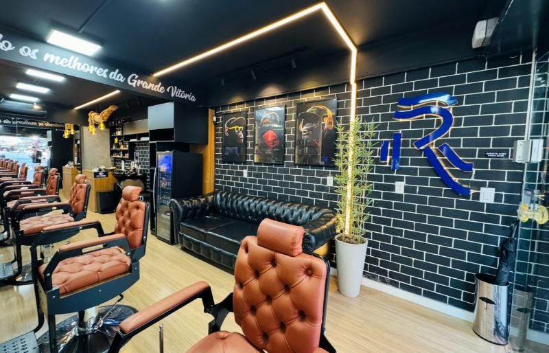 Ambiente da Ruberley Barbearia